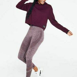 PICK 3 FOR $20 VICTORIAS SECRET PINK Seamless Mesh Workout Leggings Tight Size L